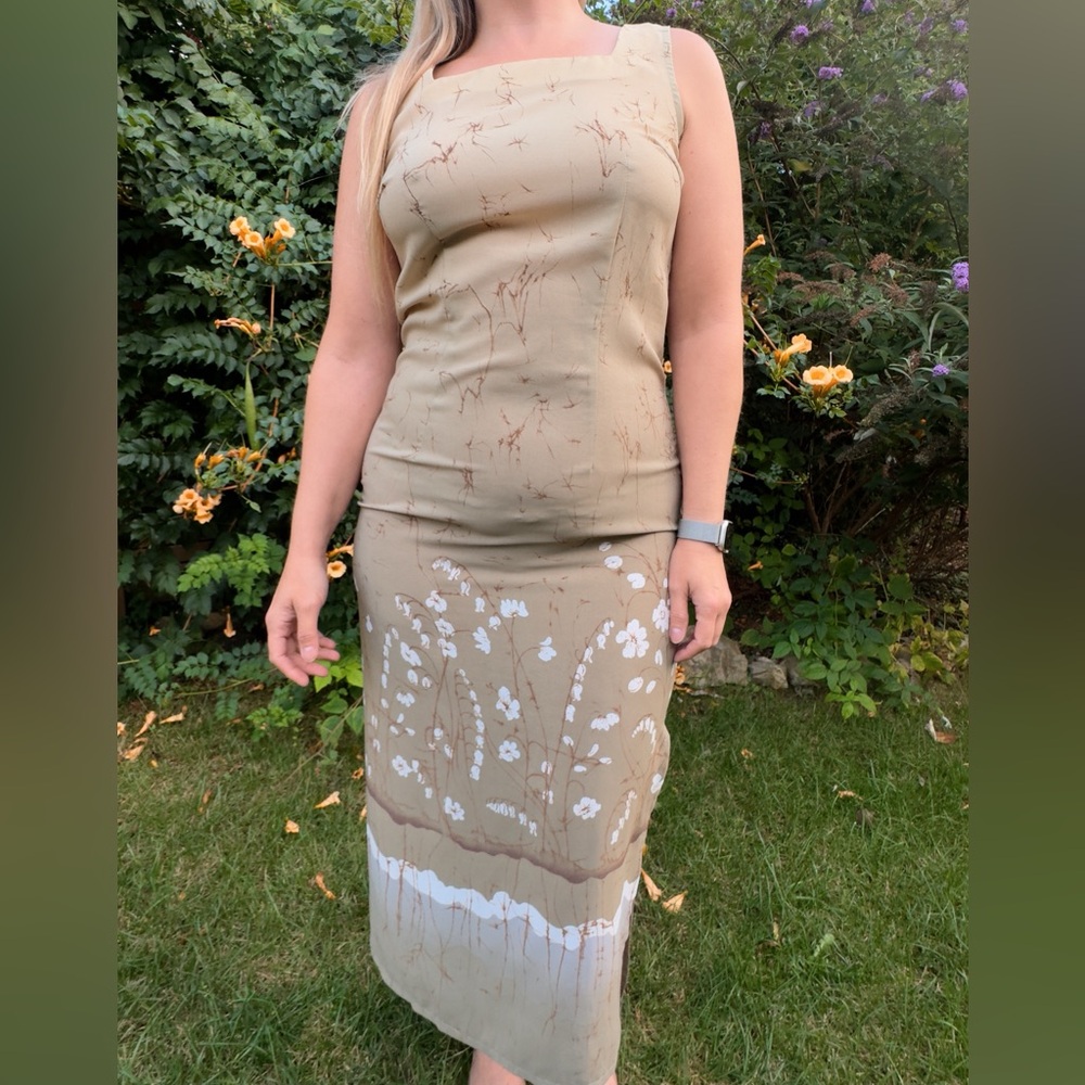 floral 90s dress